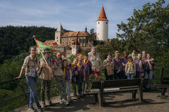 Junák - český skaut, středisko Modrý šíp Ostrava, z. s. - Po stopách Křivoklátska 